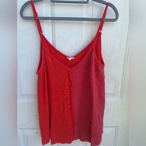 NWOT POL brand 2 tone tank top size large